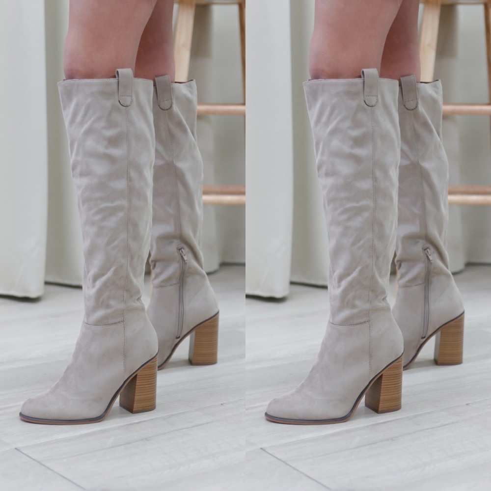 Clay Knee High Boots